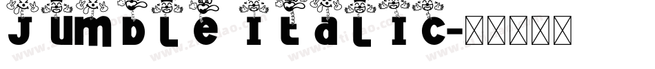 Jumble Italic字体转换